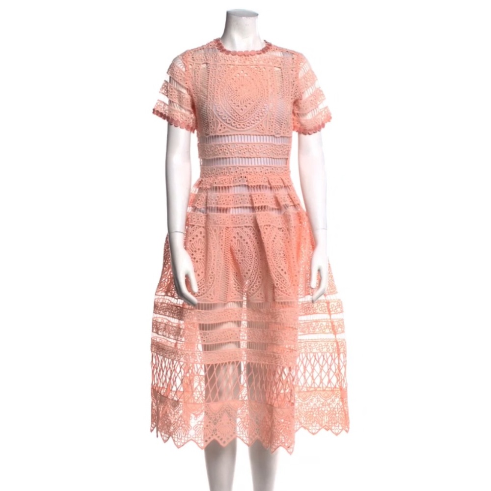 Alexis A-Line Dress Undershirt Hem Slip Included